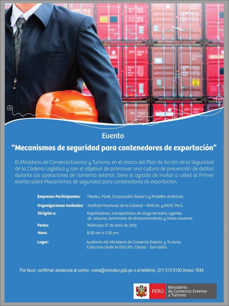 MECANISMOS DE SEGURIDAD PARA CONTENEDORES DE EXPORTACIÓN