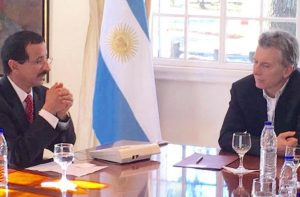PRESIDENTE ARGENTINO RECIBE A REPRESENTANTES DE DP WORLD PARA ABORDAR MATERIAS PORTUARIAS