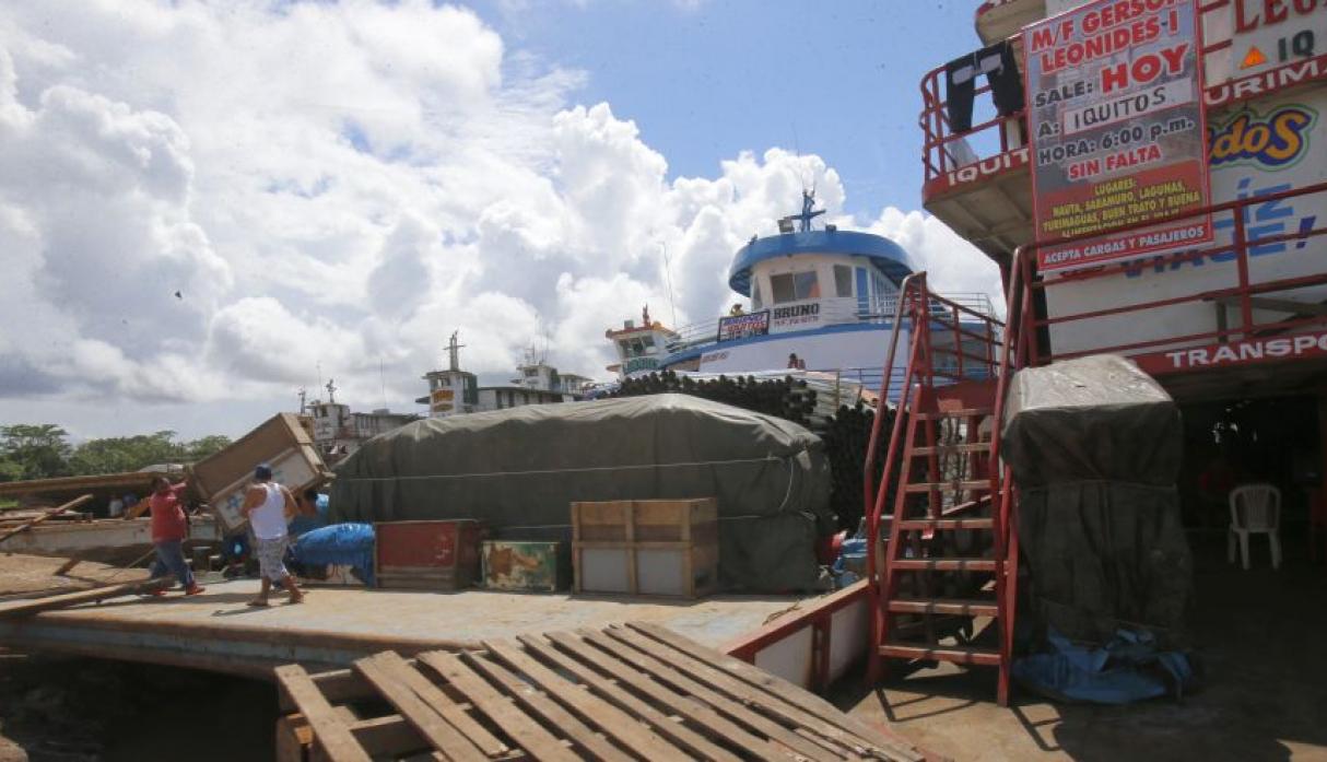 LORETO: EL PUERTO MÁS GRANDE DE LA SELVA OPERA POR DEBAJO DE SU CAPACIDAD