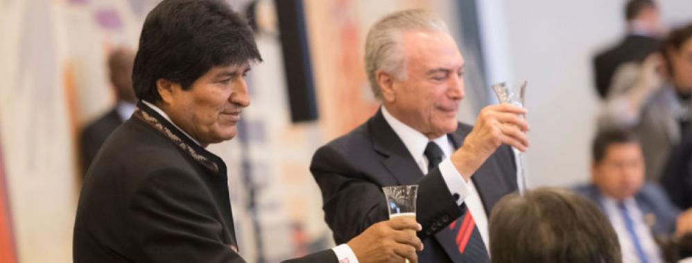 BOLIVIA Y BRASIL FIRMAN MEMORANDO DE ENTENDIMIENTO POR MEGAPROYECTO DE CORREDOR BIOCEÁNICO