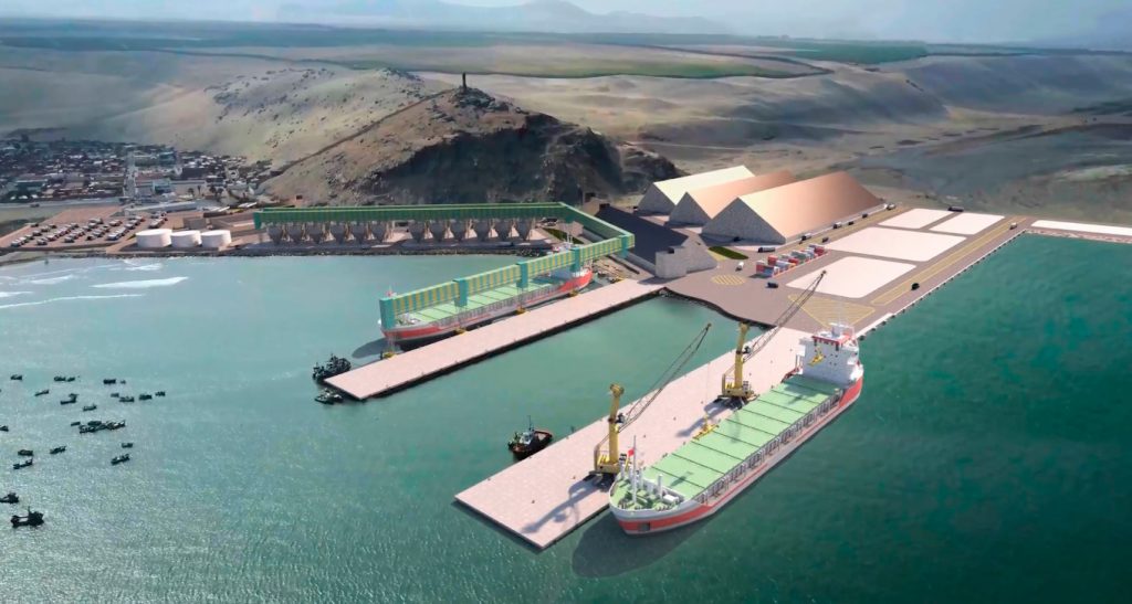Terminal Portuario Multipropósito de Salaverry recibe equipamiento para proyectos eólicos de Duna y Huambos