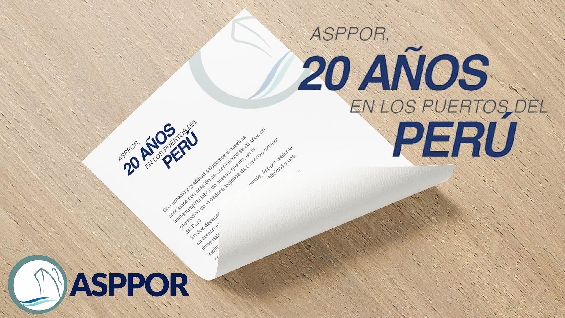 ASPPOR, 20 AÑOS EN LOS PUERTOS DEL PERÚ