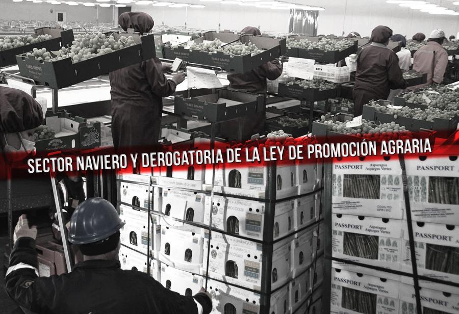 Sector naviero y derogatoria de la Ley de Promoción Agraria