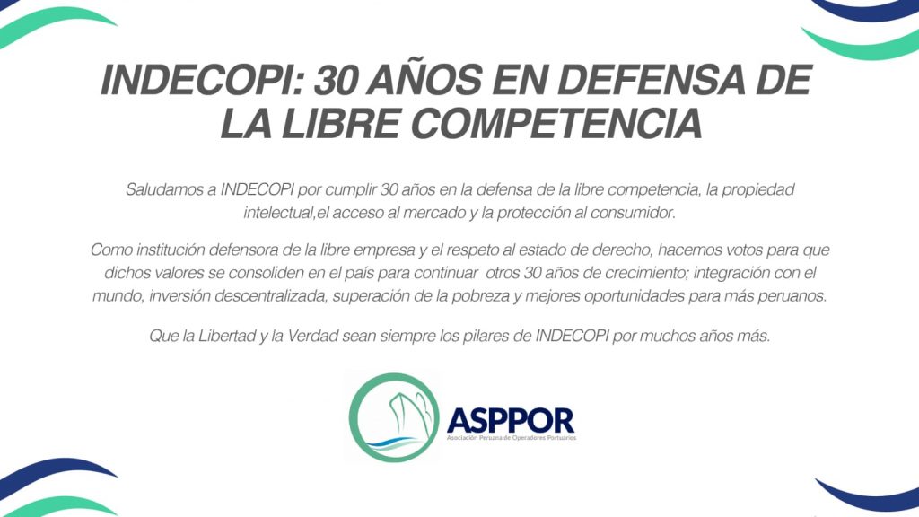 INDECOPI: 30 AÑOS EN DEFENSA DE LA LIBRE COMPETENCIA